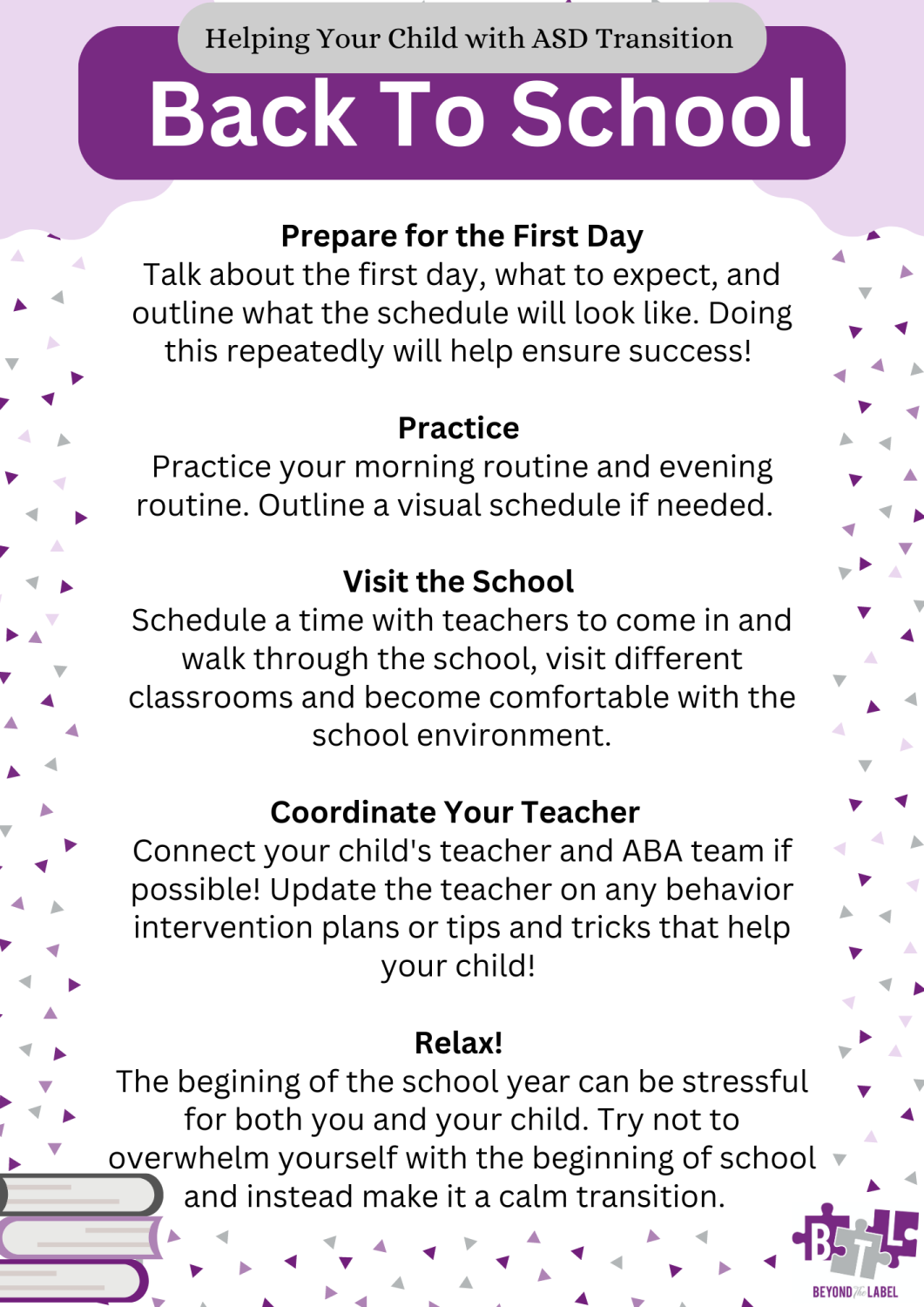 Back To School: Helping Your Child with Autism Transition - Beyond the ...